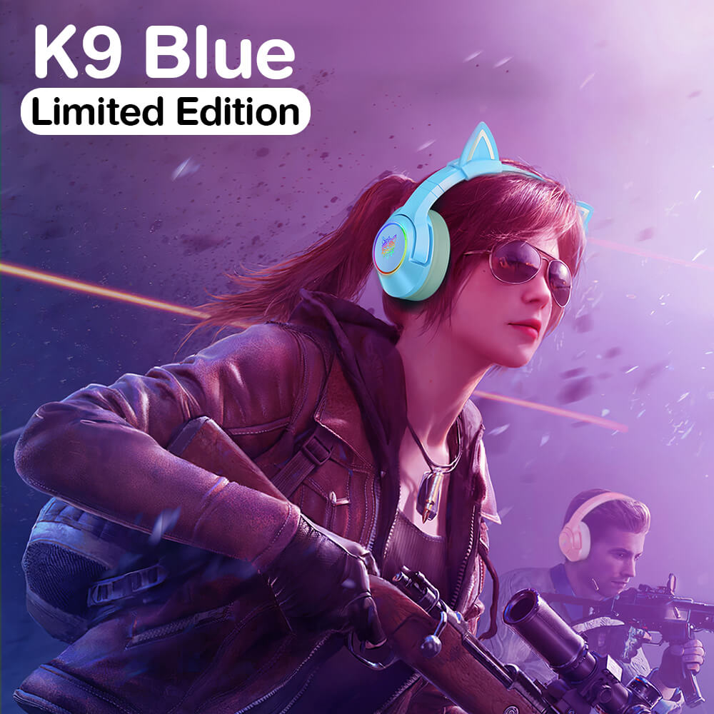 หูฟังเกมมิ่ง ONIKUMA K9 CAT EARS GAMING HEADSET - สีน้ำเงิน (3.5)_1